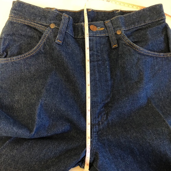Vintage 90s Wrangler Cotton Blue Jeans High Rise - Picture 8 of 10